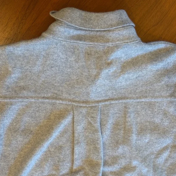 NakedCashmere Light Gray cashmere Shirt Cardigan - Picture 7 of 7